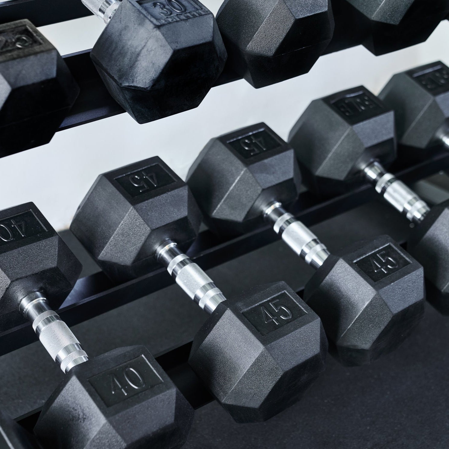 Orion Dumbbells Rubber Hex Dumbbells