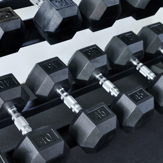 Orion Dumbbells Rubber Hex Dumbbells
