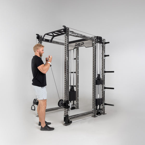 REP Fitness Functional Trainers Athena Dual Selectorized Side-Mount Functional Trainer