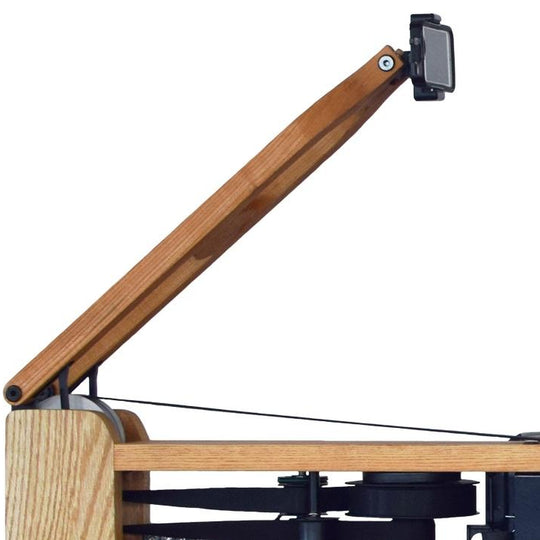 WaterRower Rowing Machines Floor Model - S4 Rowing Machine with HiRise Adapter Kit + Tablet Arm (Oak)
