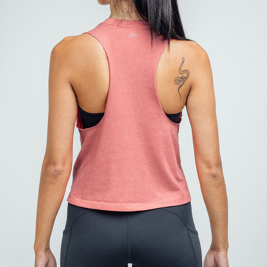 REP Fitness Apparel Women's Daily Driver Cropped Dual-Blend Tank