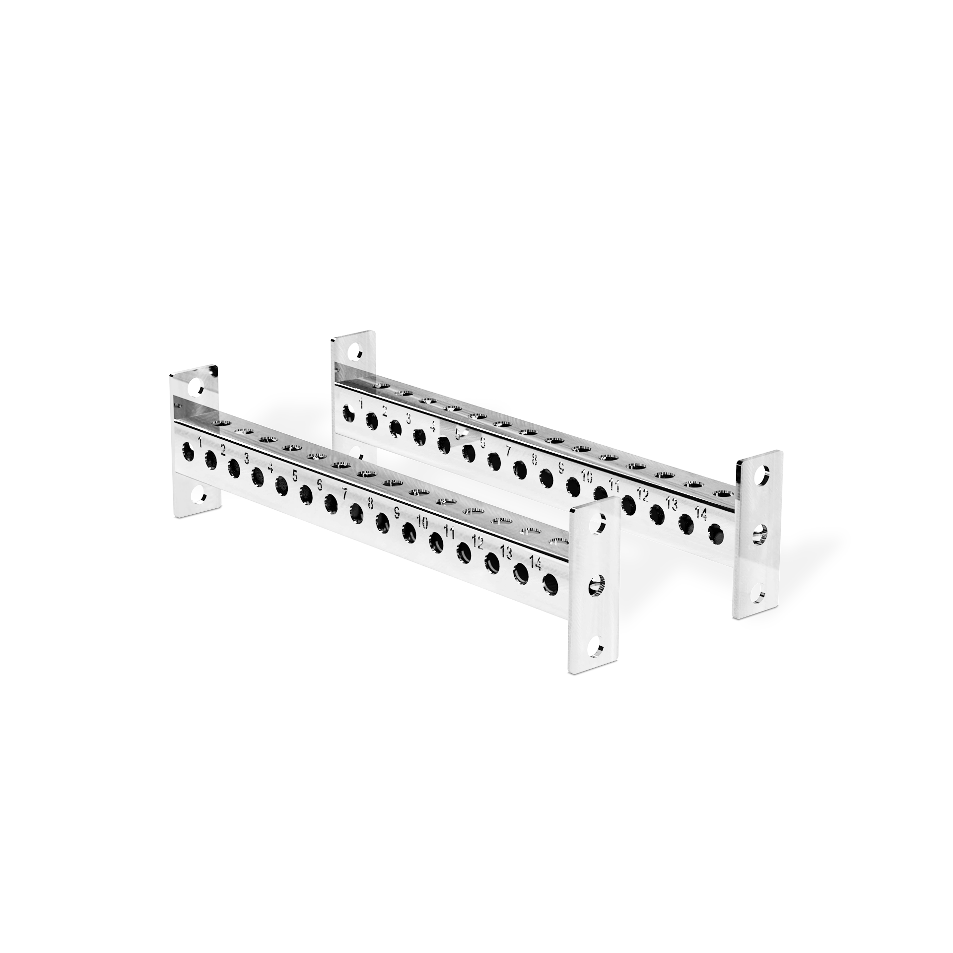 REP Fitness Pair / 16" / Stainless Steel PR-5000 Crossmembers