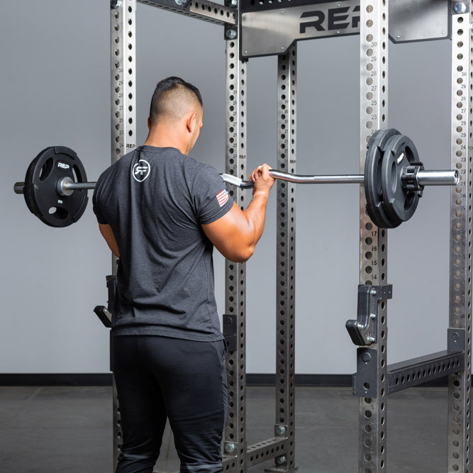 Orion Barbells Hard Chrome Rackable Curl Bar