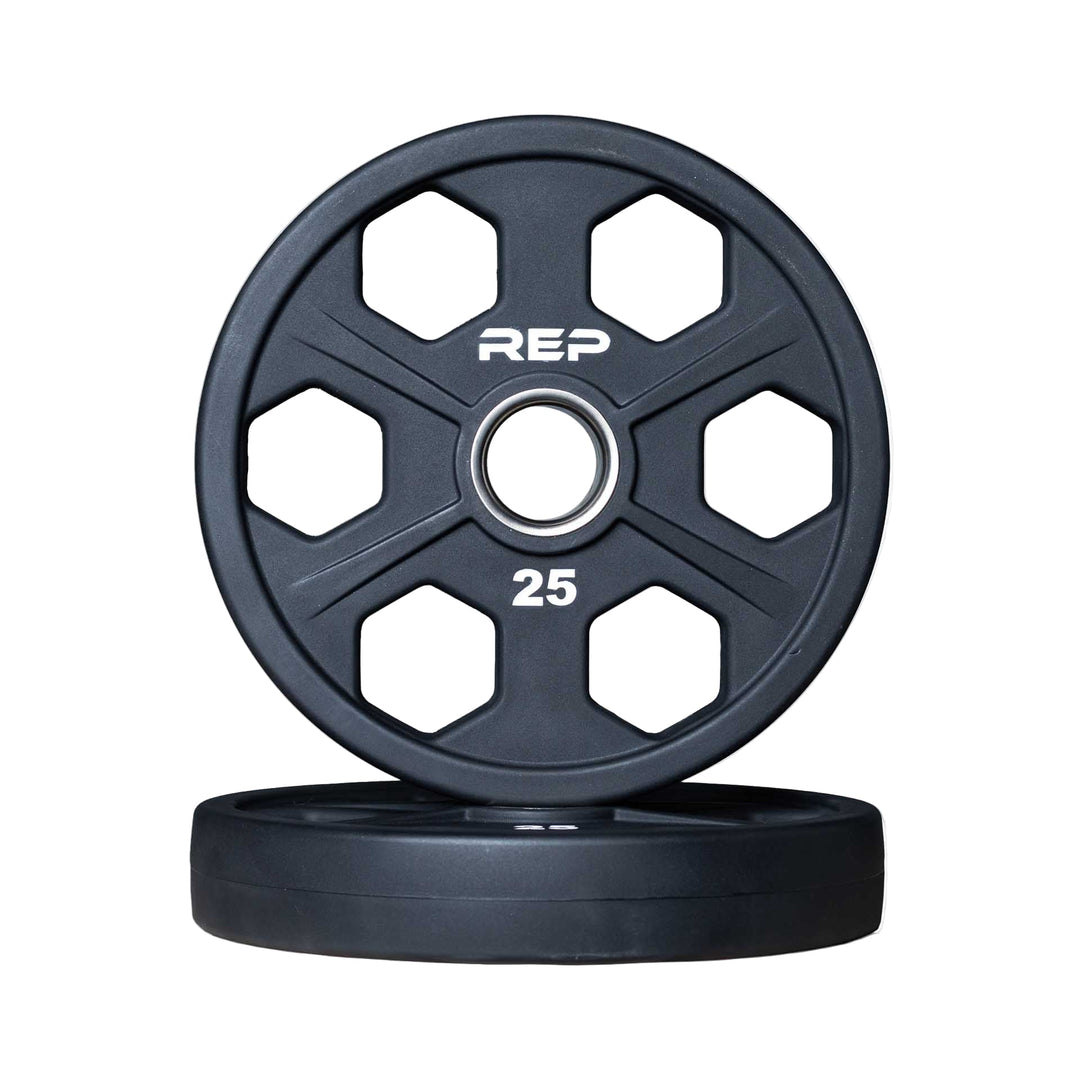 REP Weight Plates 25 LB Equalizer Urethane-Coated Plates (Pair)