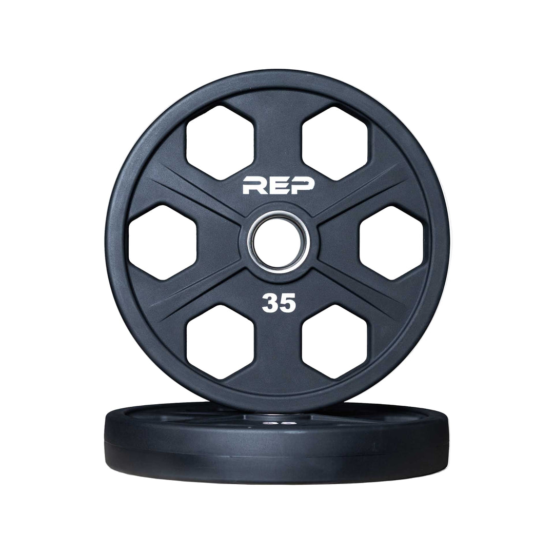 REP Weight Plates 35 LB Equalizer Urethane-Coated Plates (Pair)