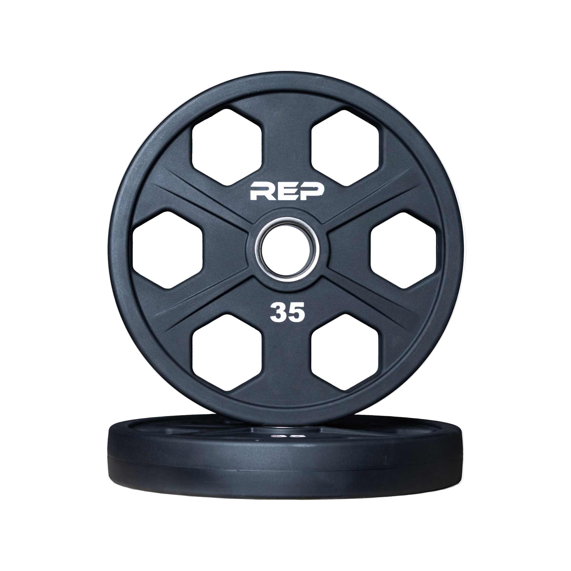 REP Weight Plates 35 LB Equalizer Urethane-Coated Plates (Pair)
