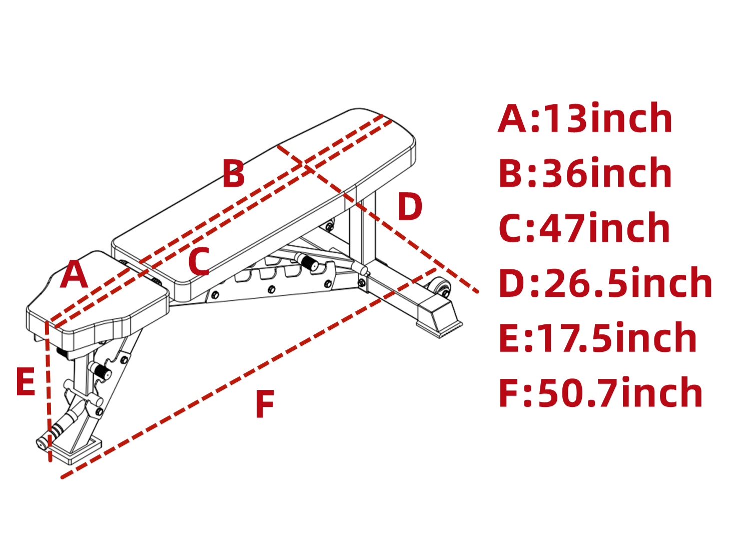 Orion Bench Vertex VX100 FID Adjustable Bench