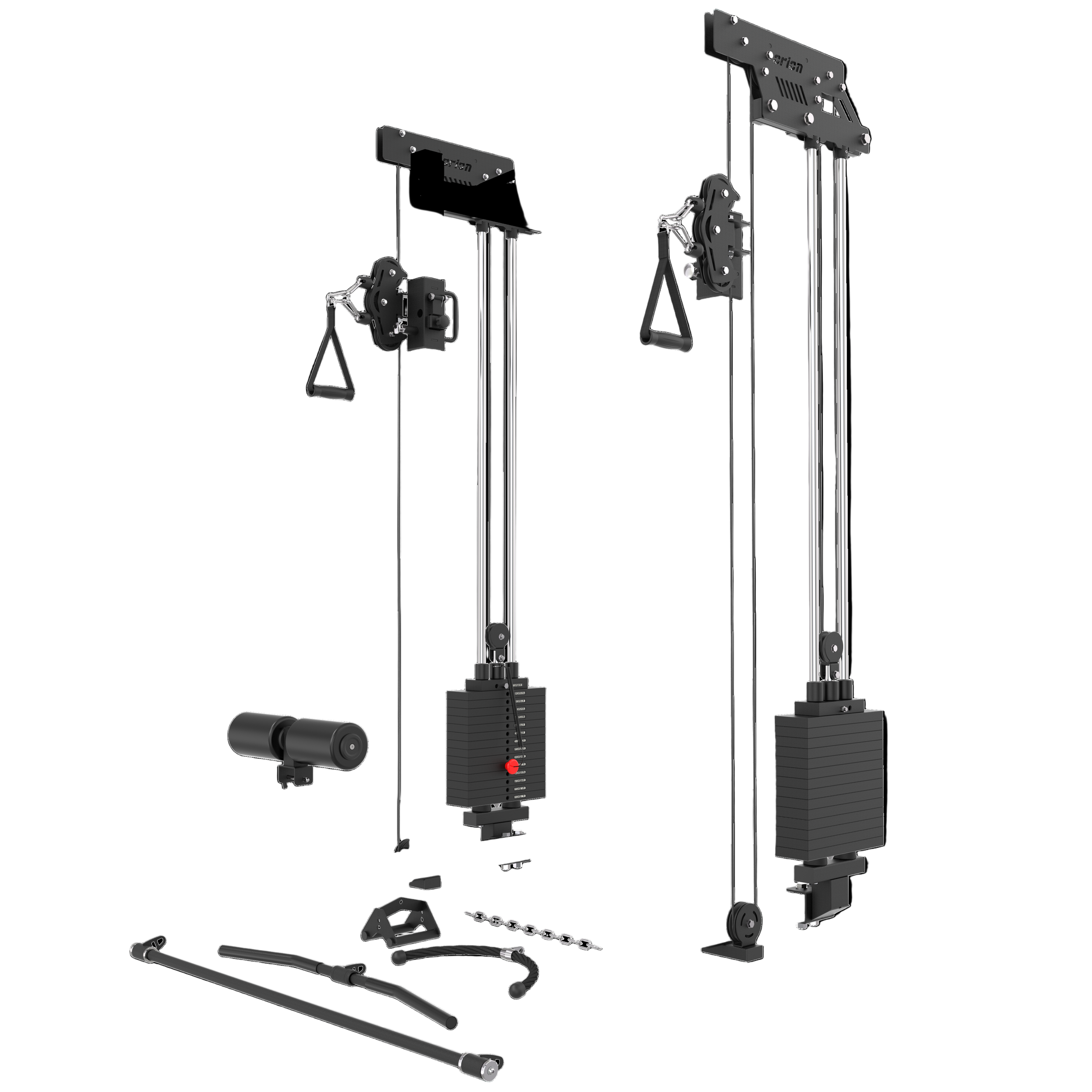 Orion Power Racks Weight Stacks (2 x 200LB) Vertex Functional Trainer Attachment