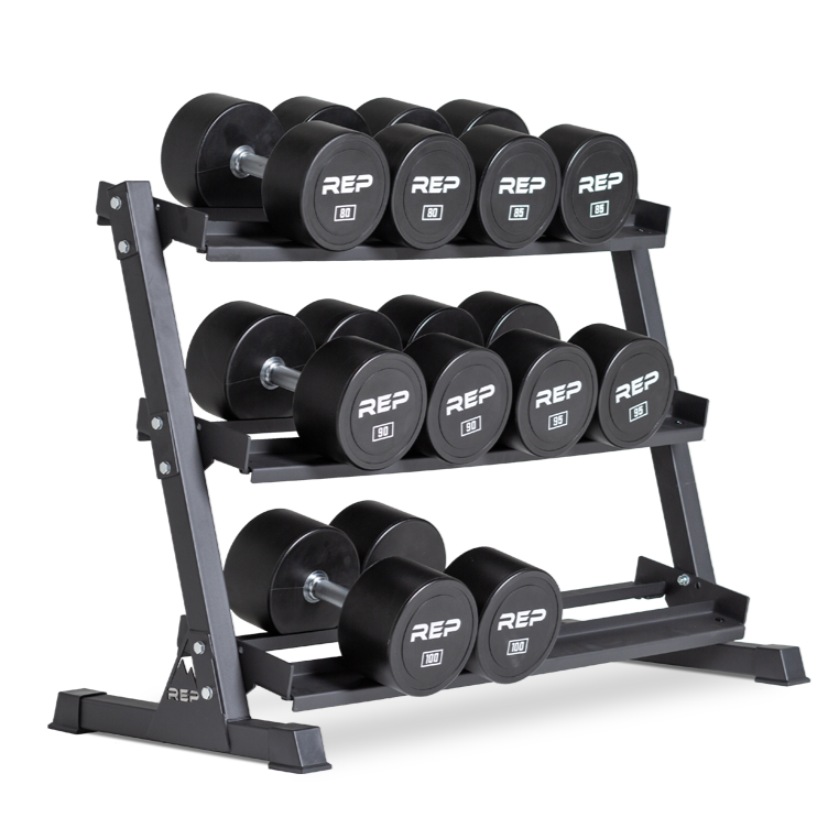 REP Dumbbell Sets 80-100 LB Set Urethane Dumbbell Sets