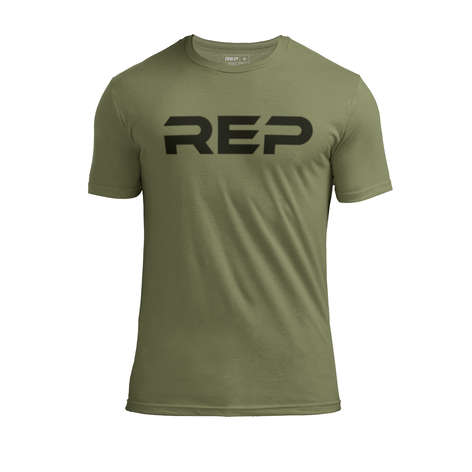 REP Fitness Apparel Olive / Black / X-Small Men's Daily Driver 2.0 Tri-Blend Crew T-Shirt