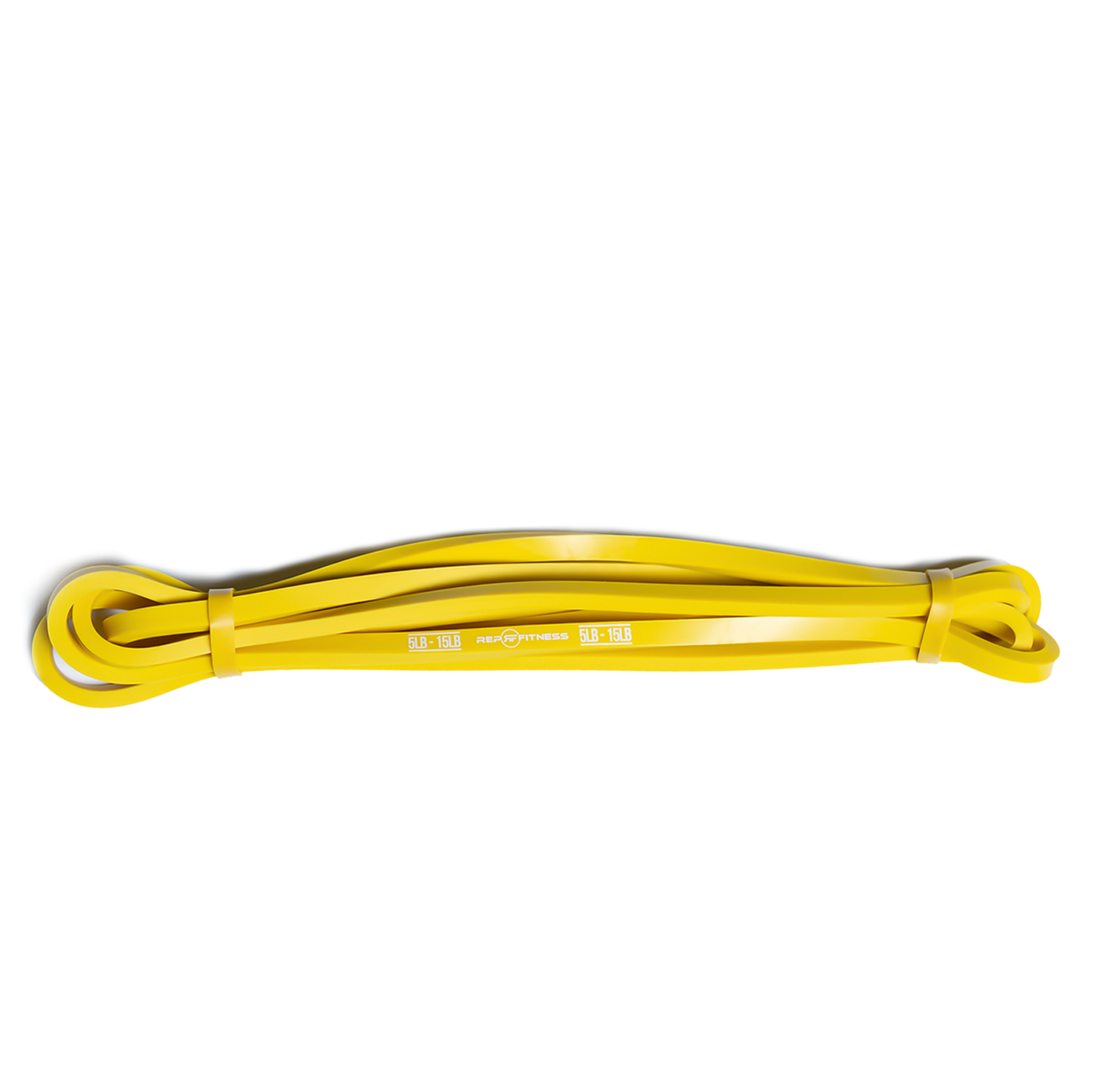 REP Fitness Workout Bands 0.25" 5-15 lb (Yellow) Resistance Bands