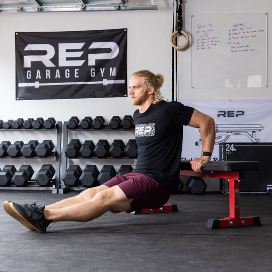 REP Fitness Benches Matte Black FB-3000 Flat Bench