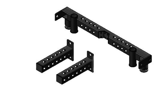 REP Fitness Wall-Mounted Rear Base Stabilizer Rack Builder Attachments