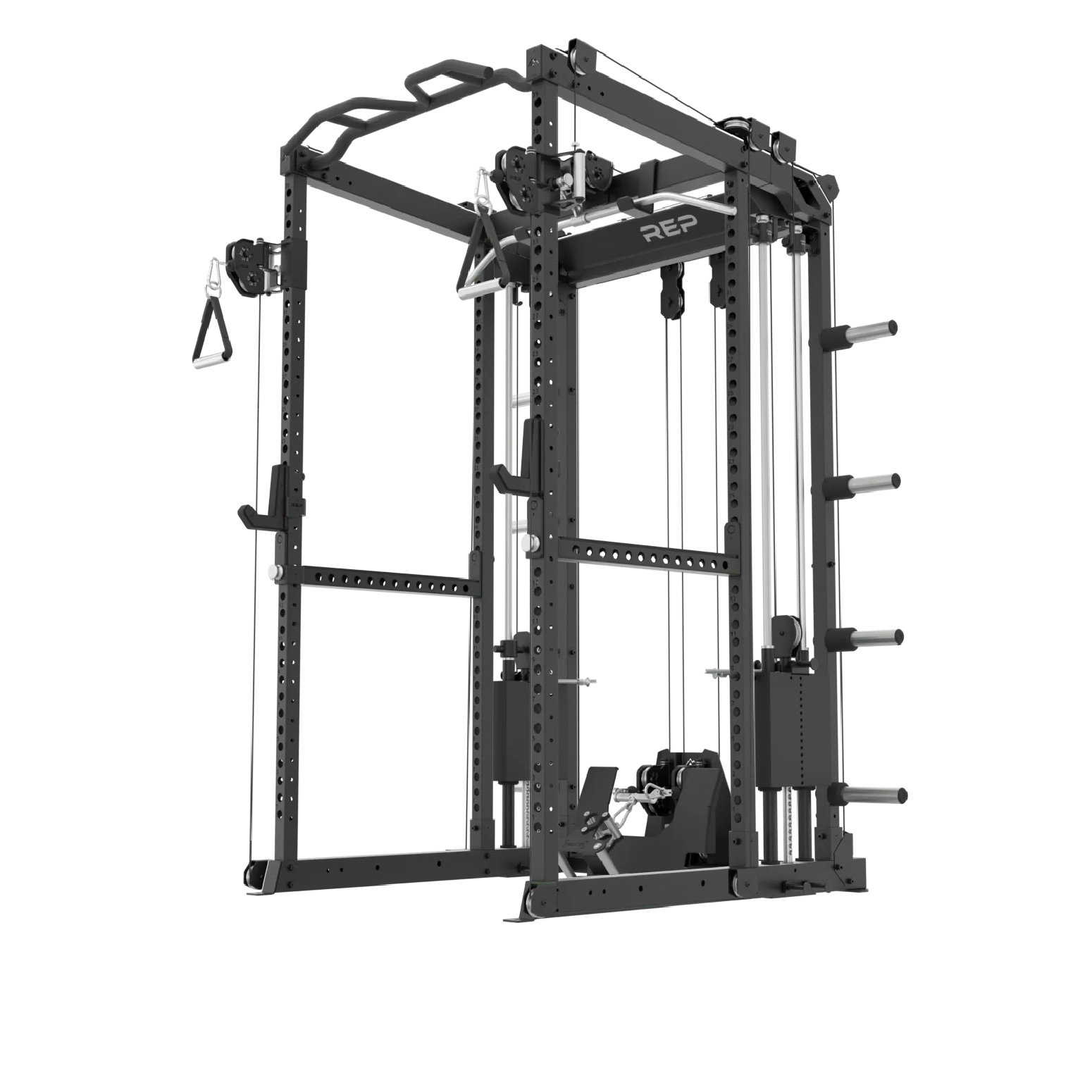 REP Fitness Power Racks Rack + Cable Attachment / 83" / Metallic Black Altitude Power Rack