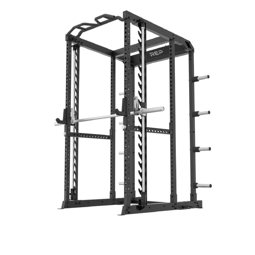 REP Fitness Power Racks Rack + Smith Machine / 83" / Metallic Black Altitude Power Rack