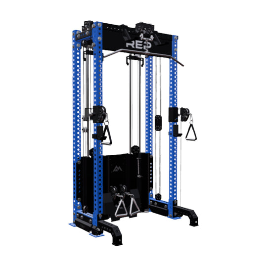 REP Fitness All-In-Ones 4-Post / 80" + 16" / Blue Ares 2.0 Builder