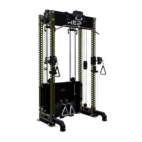 REP Fitness All-In-Ones 4-Post / 80" + 16" / Army Green Ares 2.0 Builder