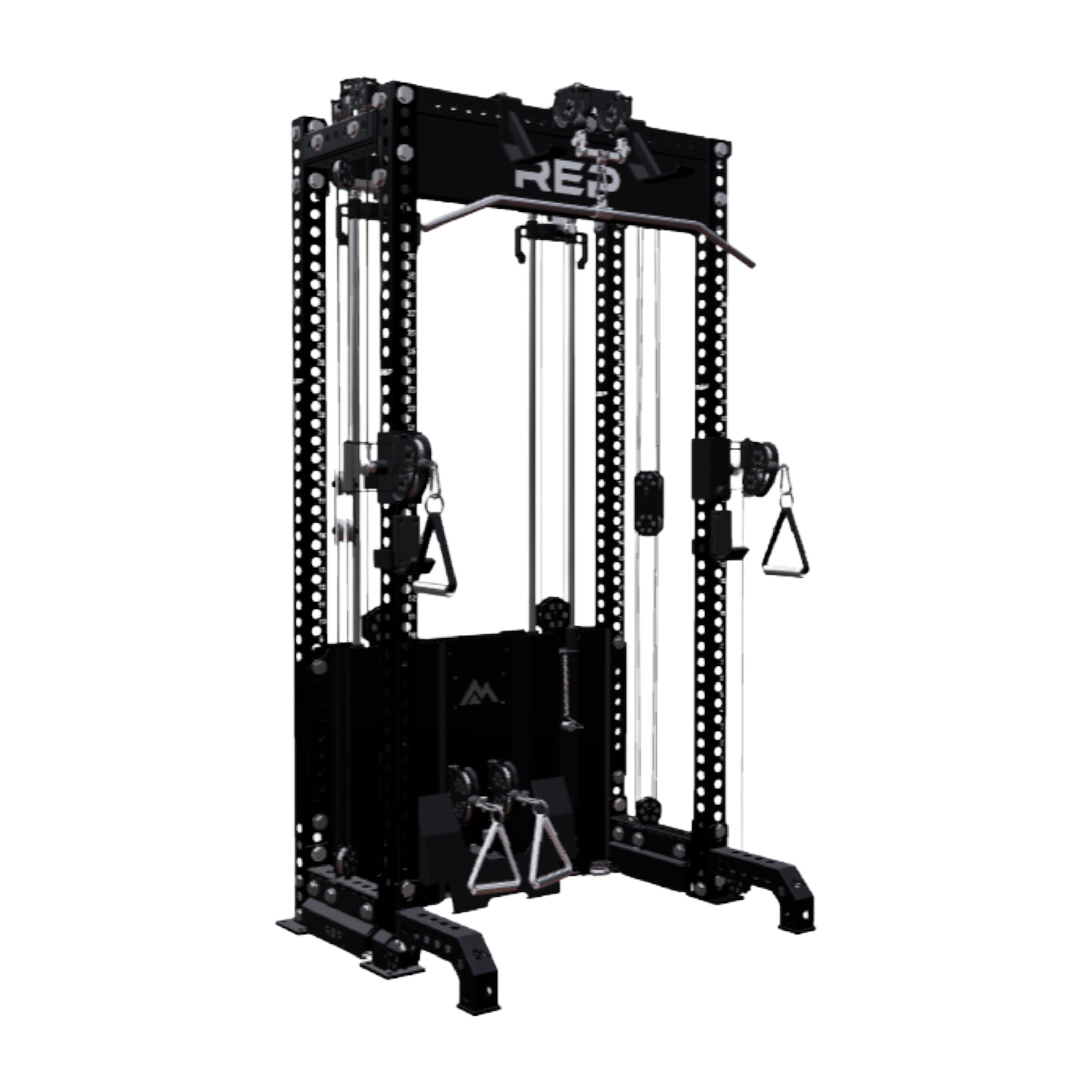 REP Fitness All-In-Ones 4-Post / 80" + 16" / Metallic Black Ares 2.0 Builder