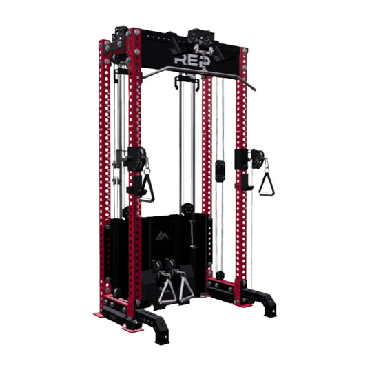 REP Fitness All-In-Ones 4-Post / 80" + 16" / Red Ares 2.0 Builder