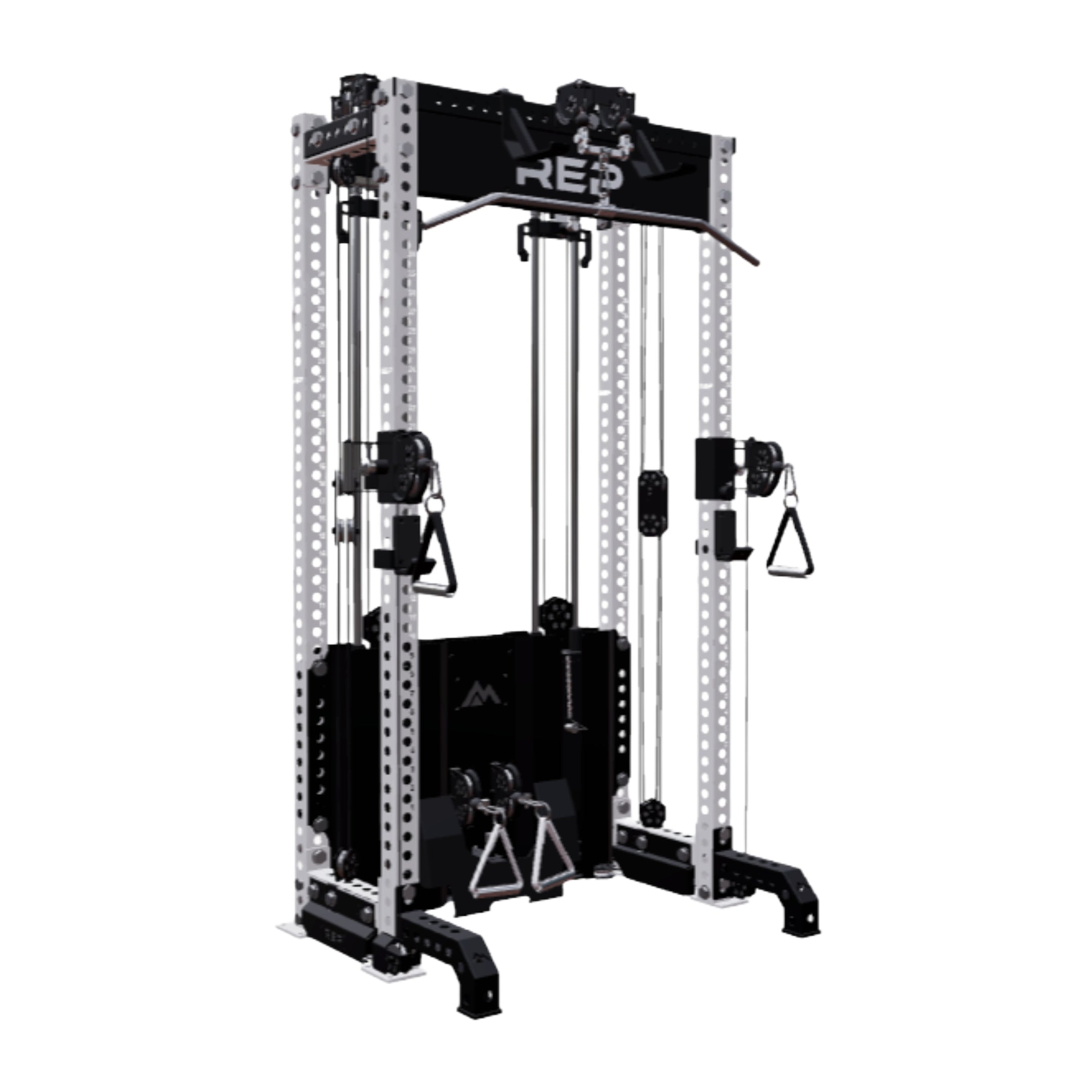 REP Fitness All-In-Ones 4-Post / 80" + 16" / White Ares 2.0 Builder