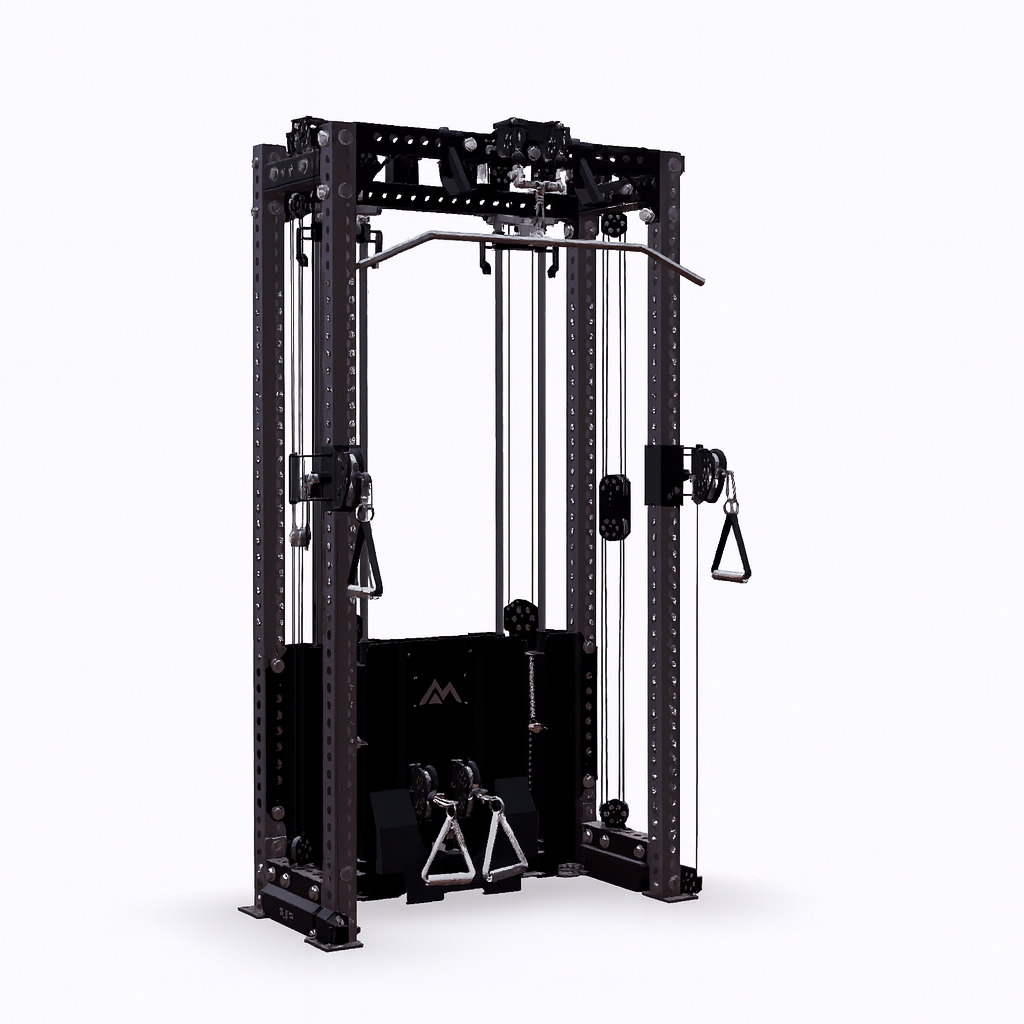 REP Fitness Functional Trainers 80" Matte Black / 4-Post / 16" Ares 2.0 Builder