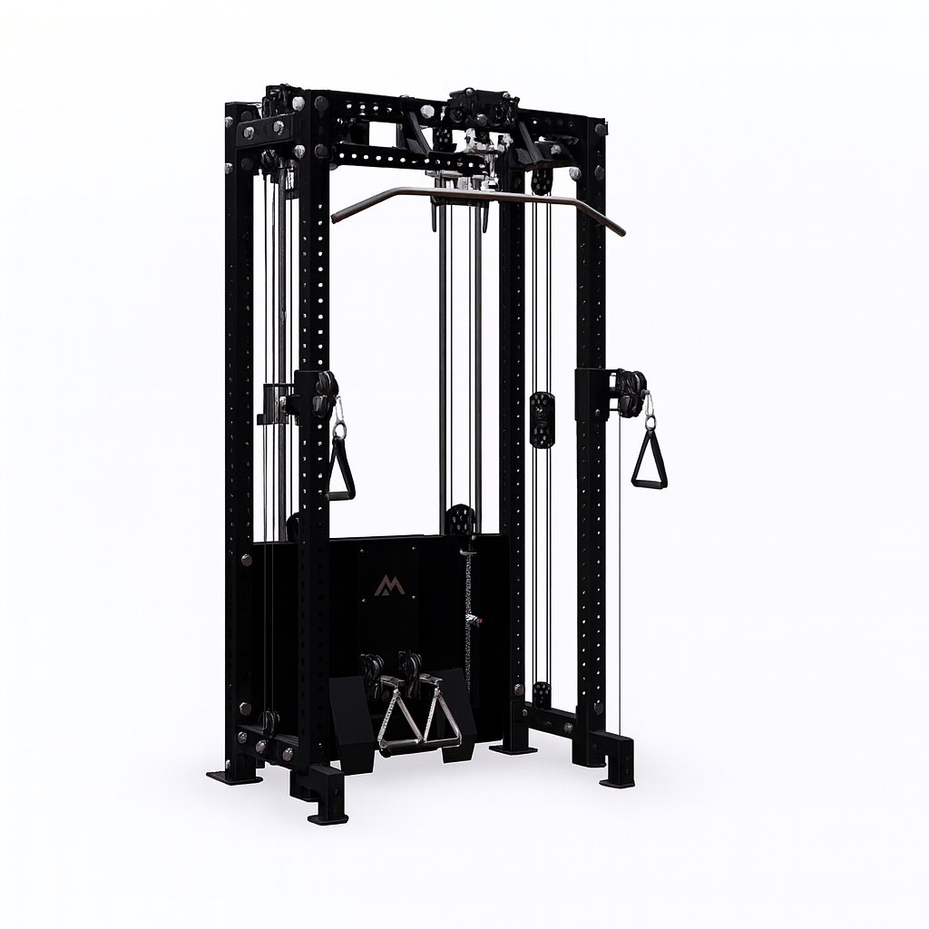 REP Fitness Functional Trainers 80" Metallic Black / 4-Post / 16" Ares 2.0 Builder