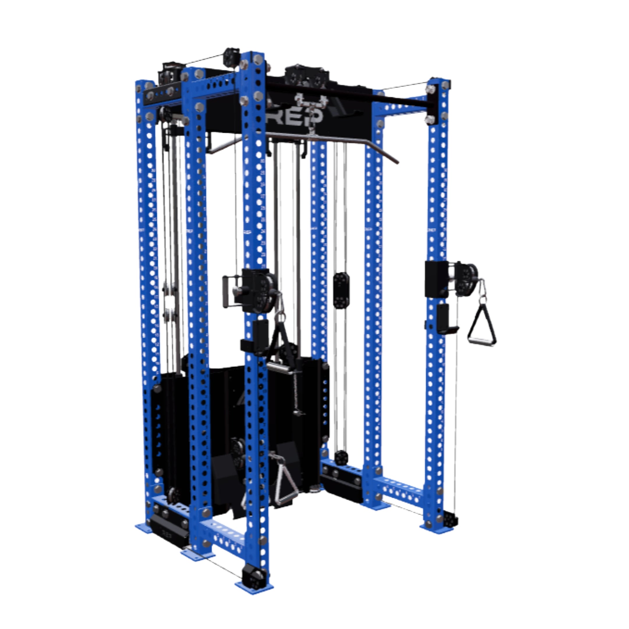 REP Fitness All-In-Ones 6-Post / 80" + 16" / Blue Ares 2.0 Builder