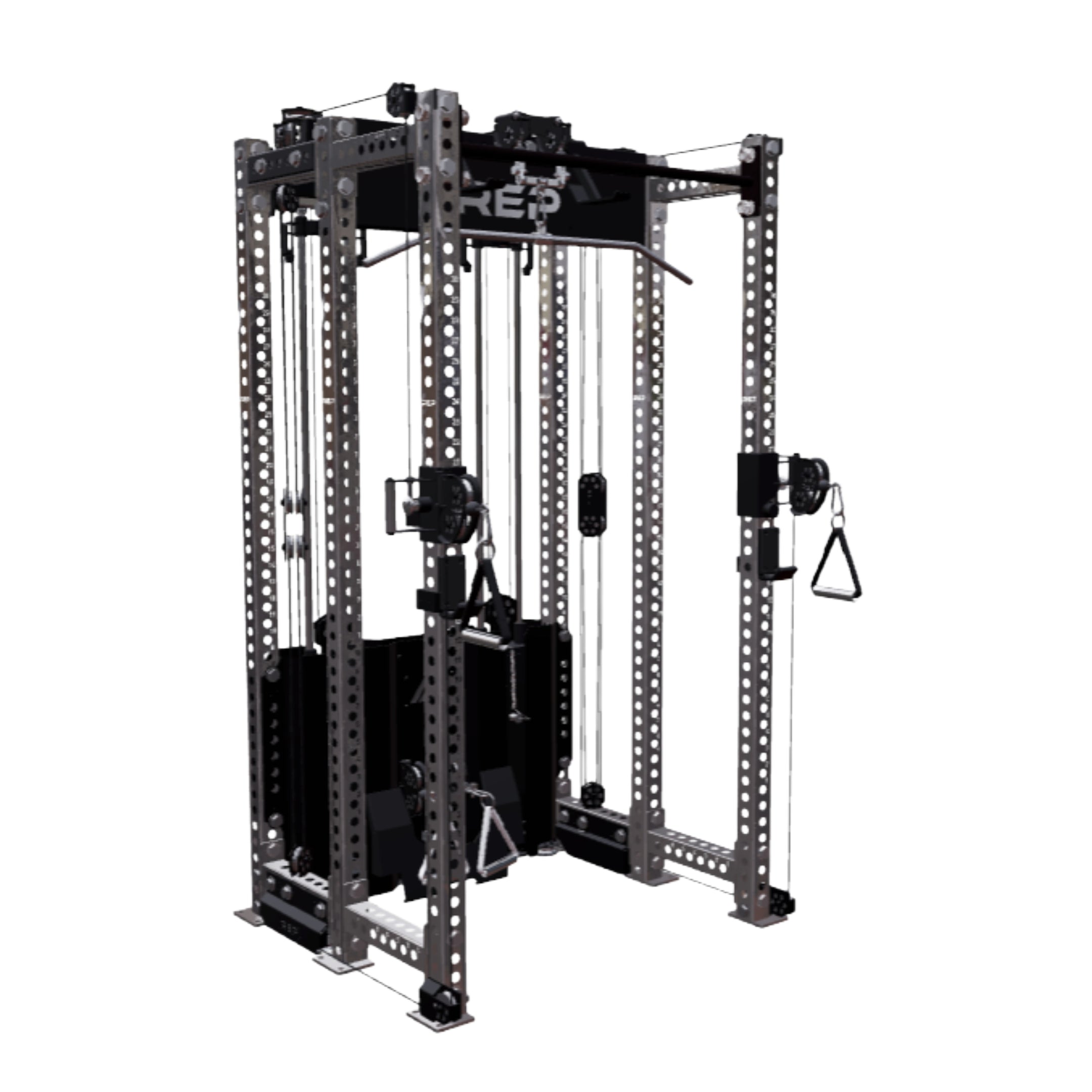 REP Fitness All-In-Ones 6-Post / 80" + 16" / Clear Coat Ares 2.0 Builder