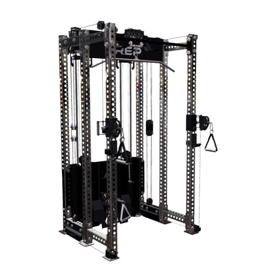 REP Fitness All-In-Ones 6-Post / 80" + 16" / Stainless Steel Ares 2.0 Builder