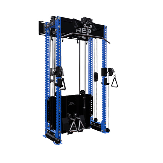 REP Fitness All-In-Ones 80" / Blue Ares 2.0 Wall-Mounted Builder