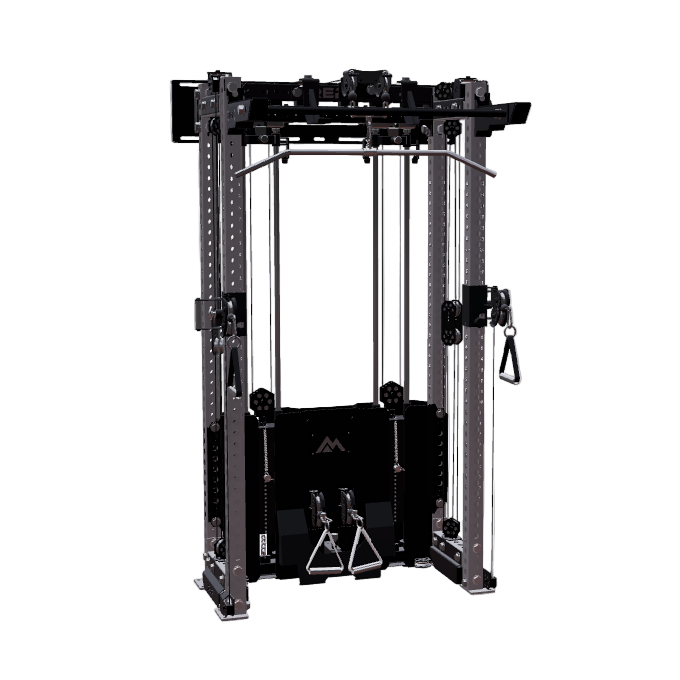 REP Fitness Functional Trainers 80" / Clear Coat Ares 2.0 Wall-Mounted Builder