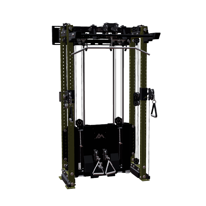REP Fitness Functional Trainers 80" / Army Green Ares 2.0 Wall-Mounted Builder