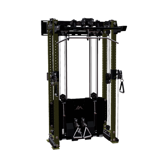REP Fitness Functional Trainers 80" / Army Green Ares 2.0 Wall-Mounted Builder