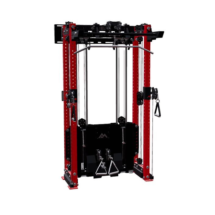 REP Fitness Functional Trainers 80" / Red Ares 2.0 Wall-Mounted Builder