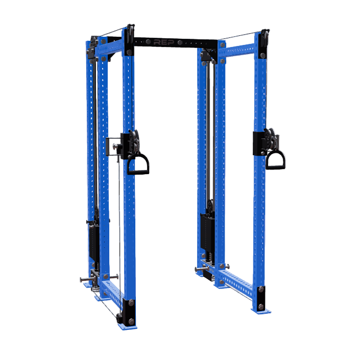 REP Fitness Functional Trainers 6-Post / 80" + 16" / Blue Athena Side-Mount Functional Trainer Builder