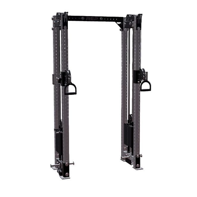 REP Fitness Functional Trainers 4-Post / 80" + 16" / Clear Coat Athena Side-Mount Functional Trainer Builder