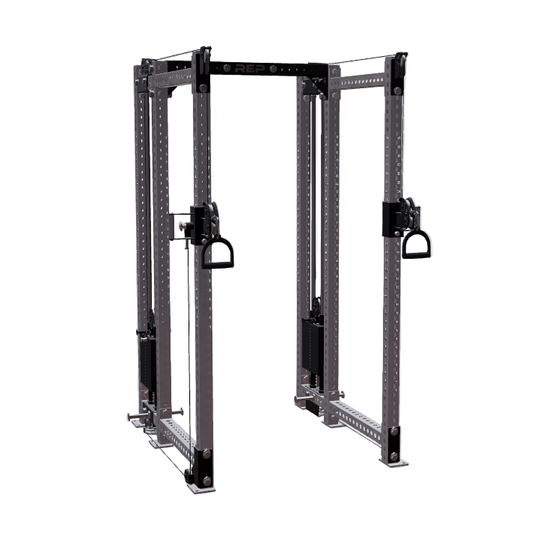 REP Fitness Functional Trainers 6-Post / 80" + 16" / Clear Coat Athena Side-Mount Functional Trainer Builder
