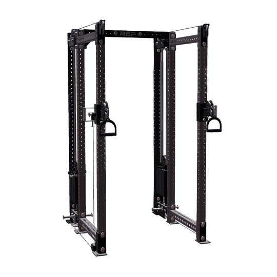 REP Fitness Functional Trainers 6-Post / 80" + 16" / Matte Black Athena Side-Mount Functional Trainer Builder