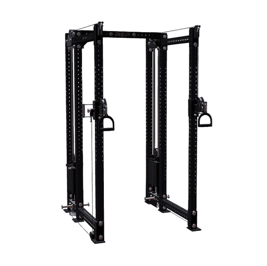 REP Fitness Functional Trainers 6-Post / 80" + 16" / Metallic Black Athena Side-Mount Functional Trainer Builder
