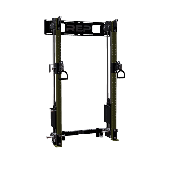 REP Fitness Functional Trainers 80" / Army Green Athena Wall-Mounted Builder