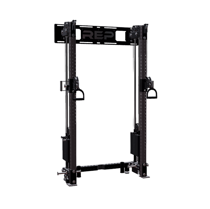 REP Fitness Functional Trainers 80" / Matte Black Athena Wall-Mounted Builder