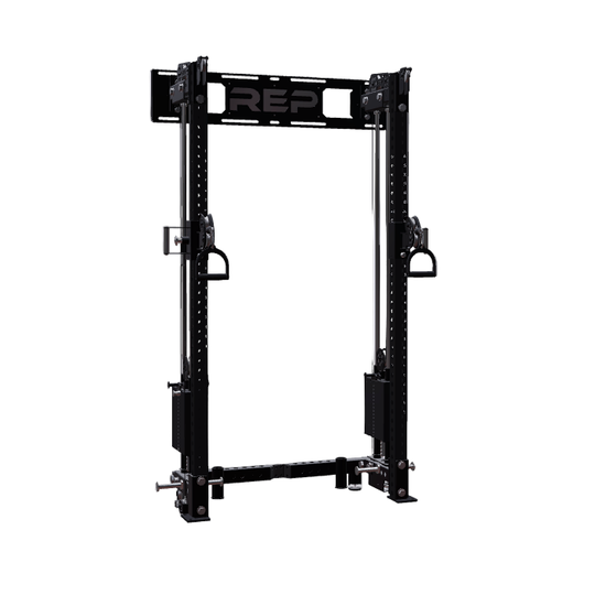 REP Fitness Functional Trainers 80" / Metallic Black Athena Wall-Mounted Builder