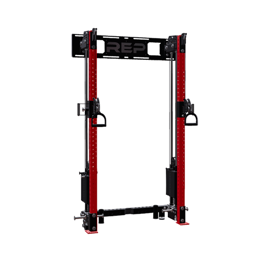 REP Fitness Functional Trainers 80" / Red Athena Wall-Mounted Builder