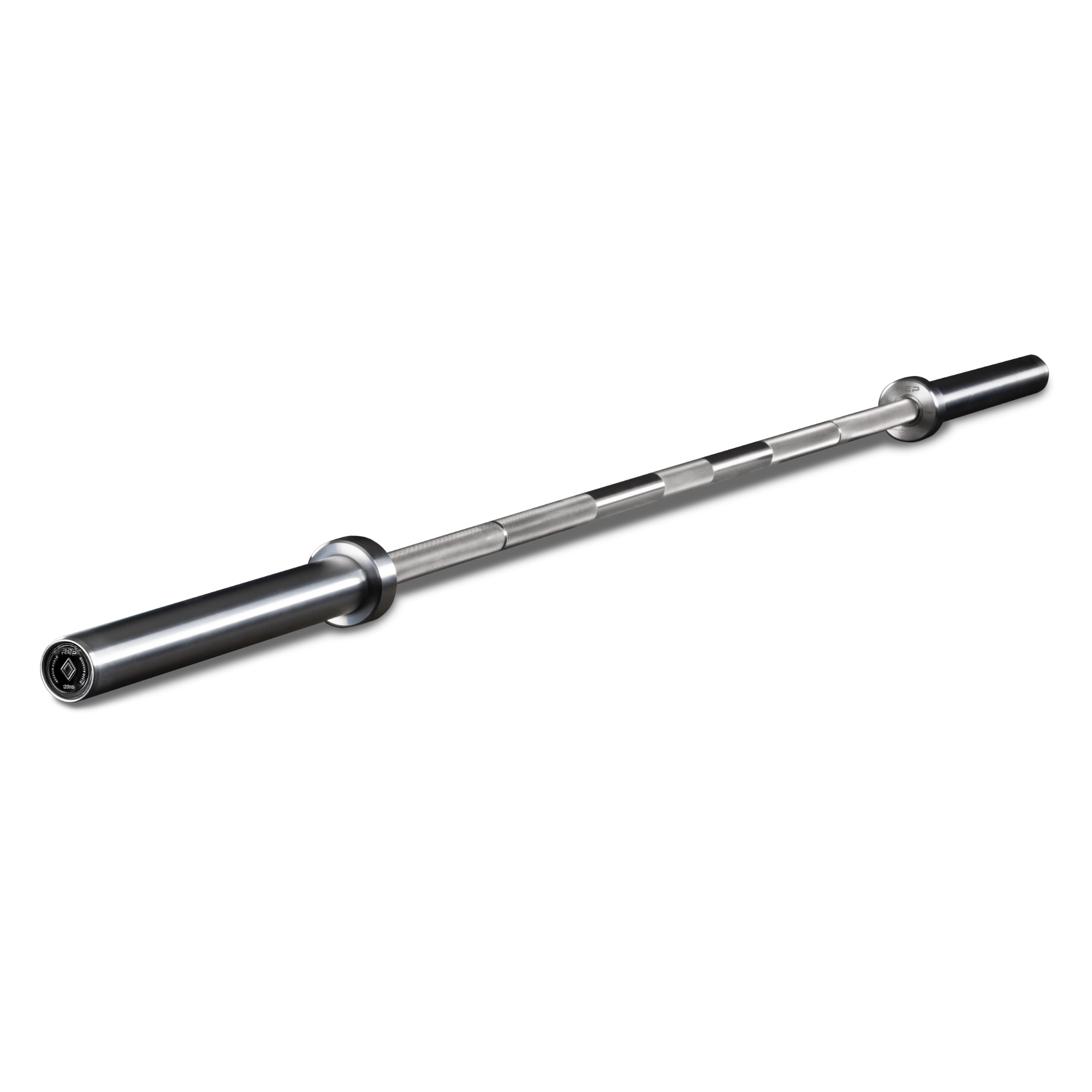 REP Fitness Barbells Hard Chrome Black Diamond Power Bar - 20 KG