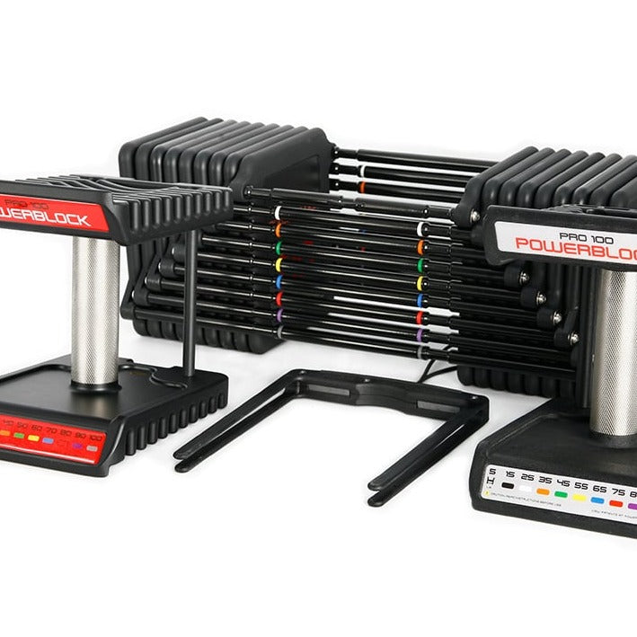 PowerBlock Adjustable Dumbbells PowerBlock Commercial Pro 100 EXP Dumbbell Set