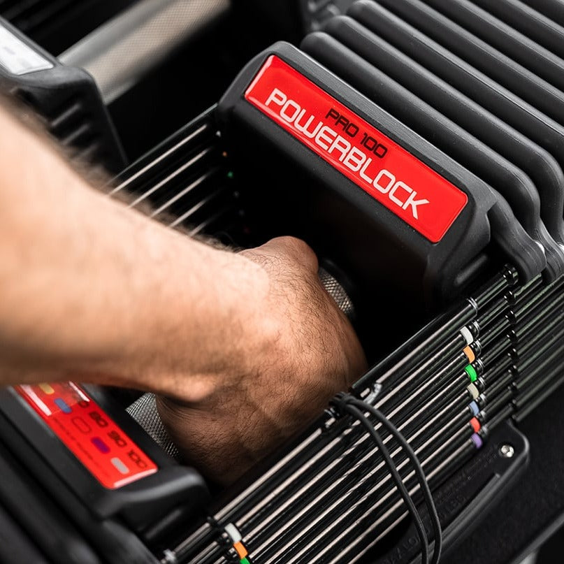 PowerBlock Adjustable Dumbbells PowerBlock Commercial Pro 100 EXP Dumbbell Set