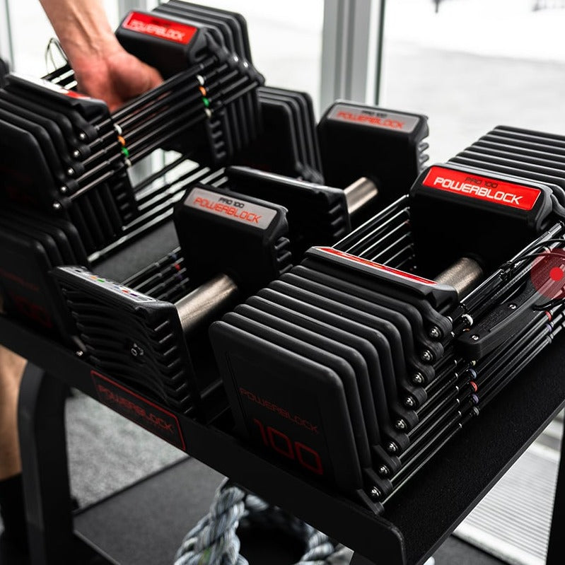 PowerBlock Adjustable Dumbbells PowerBlock Commercial Pro 100 EXP Dumbbell Set