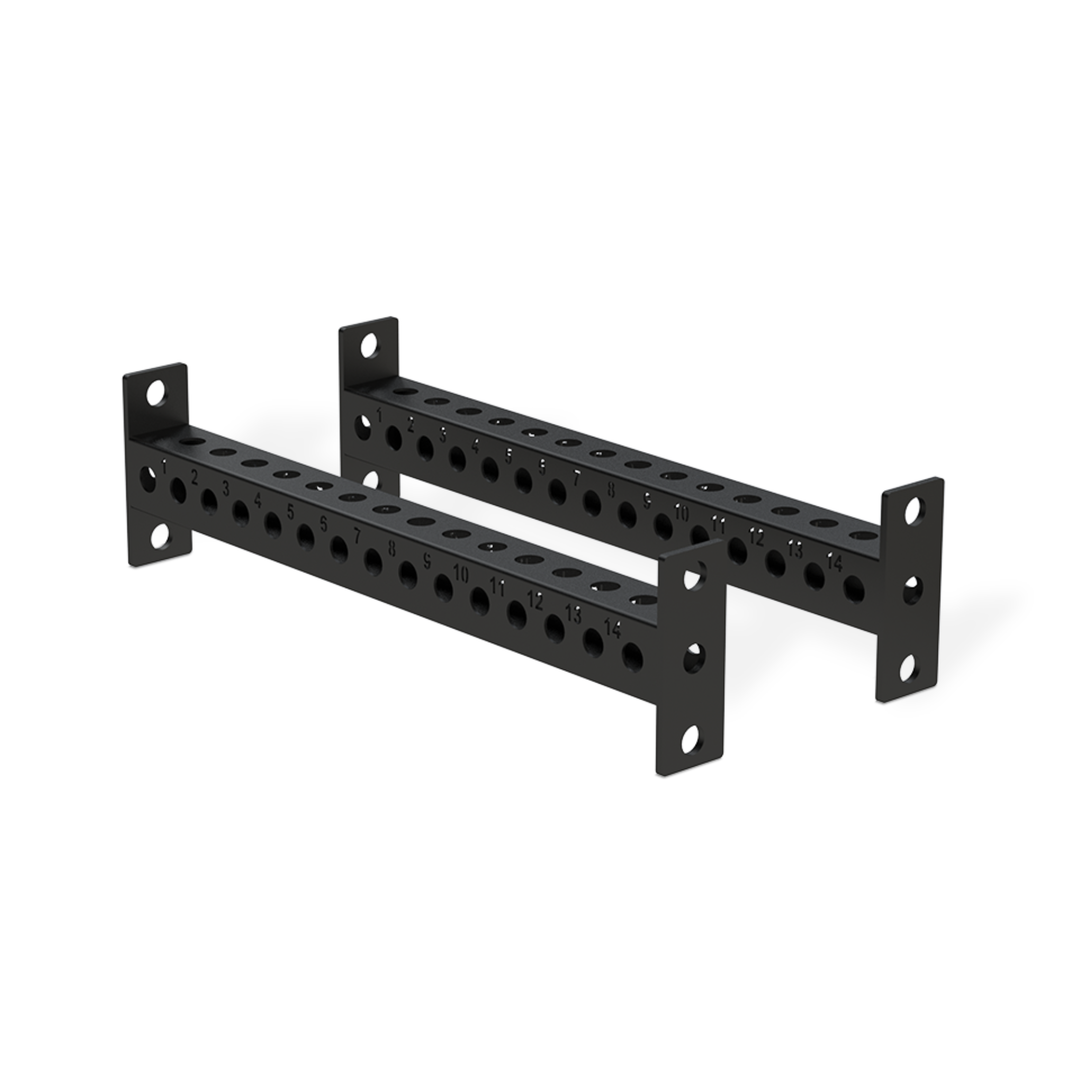 REP Pair / 16" / Matte Black PR-5000 Weight Storage Crossmembers