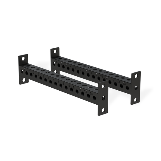 REP Pair / 16" / Matte Black PR-5000 Weight Storage Crossmembers