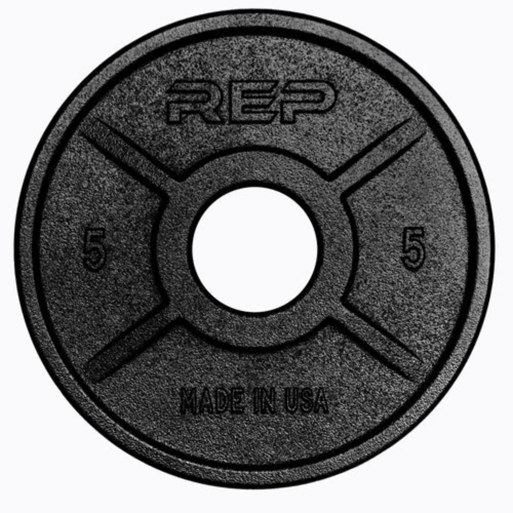 REP Fitness Weight Plates 5 LB Equalizer Iron Plates (Pair)